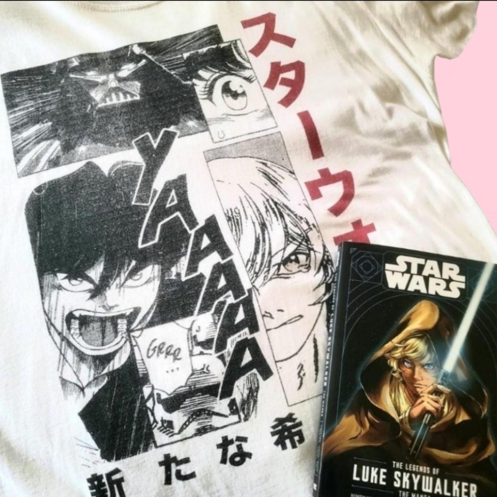 Star Wars anime t-shirt + manga bundle!!
